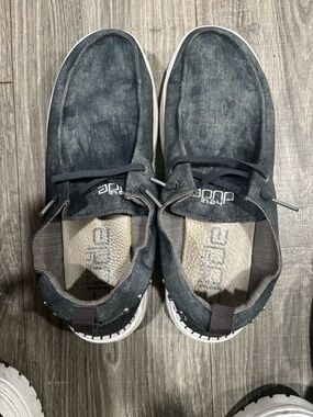 Hey Dude Wendy Rise Platform Shoes in Rivet Onyx Grey